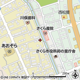 栃木県さくら市草川41-5周辺の地図