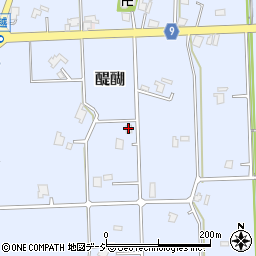 富山県高岡市醍醐888-2周辺の地図