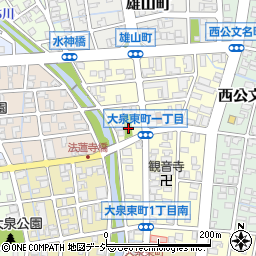 大泉東町１公園周辺の地図