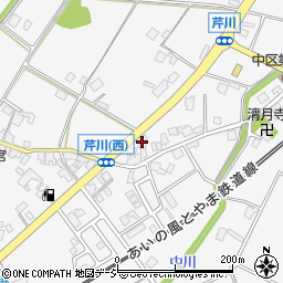富山県小矢部市芹川3882周辺の地図