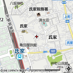 栃木県さくら市氏家2366-5周辺の地図