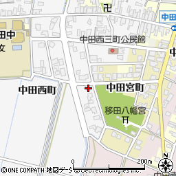 富山県高岡市中田西町1459周辺の地図
