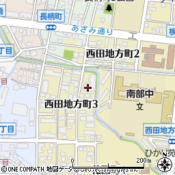 サーパス西田地方管理事務室周辺の地図