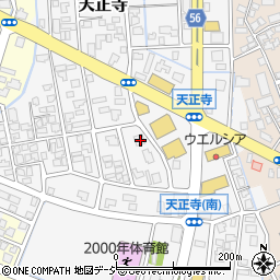 天正寺公民館周辺の地図