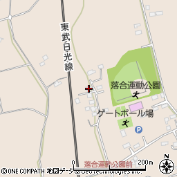 栃木県日光市明神1177周辺の地図