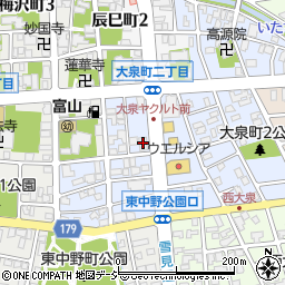 スギドラッグ富山大泉店周辺の地図