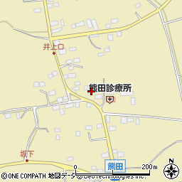 栃木県那須烏山市熊田589周辺の地図