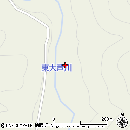 東大芦川周辺の地図