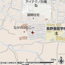長野県長野市徳間上野ケ丘周辺の地図