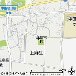 上麻生公民館周辺の地図