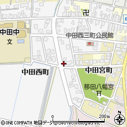 富山県高岡市中田西町1347周辺の地図