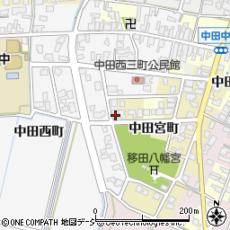 富山県高岡市中田西町1389周辺の地図