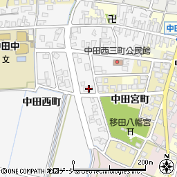 富山県高岡市中田西町1346周辺の地図