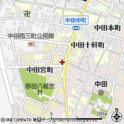 富山県高岡市中田宮町周辺の地図