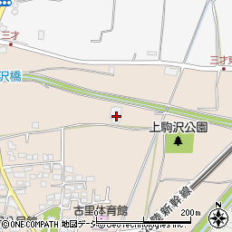 長野県長野市上駒沢1182-3周辺の地図