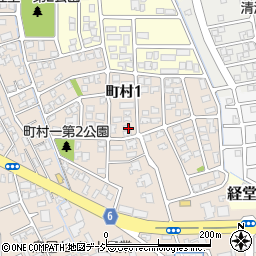 富山県富山市町村1丁目135周辺の地図