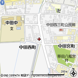 富山県高岡市中田西町1235周辺の地図