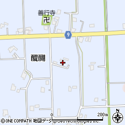 富山県高岡市醍醐963周辺の地図