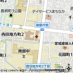 富山地方検察庁周辺の地図