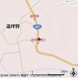 富山県小矢部市道坪野156周辺の地図