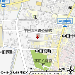 富山県高岡市中田西町1355周辺の地図