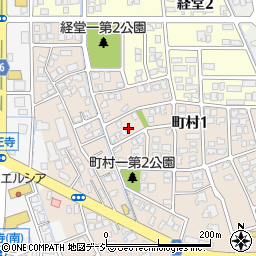 富山県富山市町村1丁目88周辺の地図