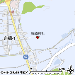 藤原神社周辺の地図