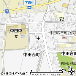 富山県高岡市中田西町1230周辺の地図