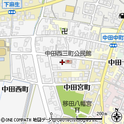 富山県高岡市中田西町1330周辺の地図
