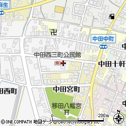 富山県高岡市中田西町1325周辺の地図
