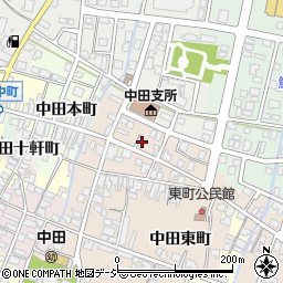砺波信用金庫中田支店周辺の地図