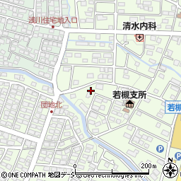 長野県長野市若槻周辺の地図