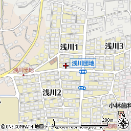岡沢薬局浅川店周辺の地図