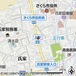 藤井屋化粧品店周辺の地図
