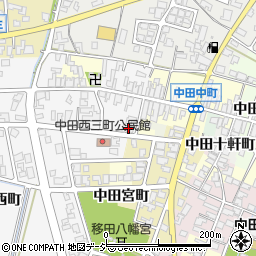 富山県高岡市中田西町1271周辺の地図