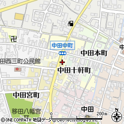 八幡屋菓子店周辺の地図