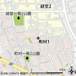 富山県富山市町村1丁目81周辺の地図