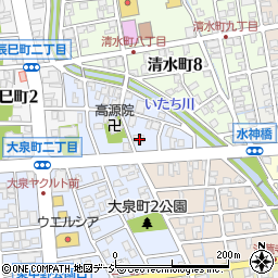 株式会社山善　富山営業所周辺の地図