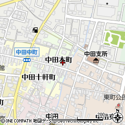 富山県高岡市中田本町周辺の地図