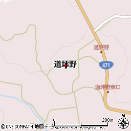 富山県小矢部市道坪野周辺の地図
