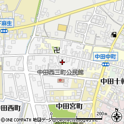 富山県高岡市中田西町5043周辺の地図