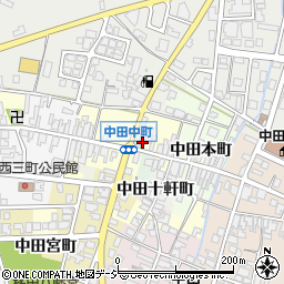 米沢食堂周辺の地図
