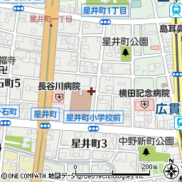富山県富山市星井町周辺の地図