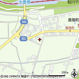 長野県須坂市豊島18周辺の地図