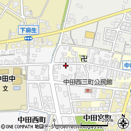 富山県高岡市中田西町14周辺の地図