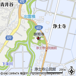 禅照寺周辺の地図