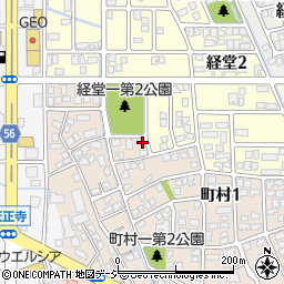 富山市町村1-38akippa駐車場周辺の地図