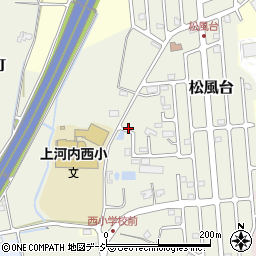 松風台夕焼け公園周辺の地図