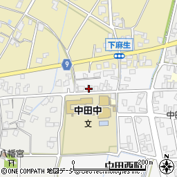 富山県高岡市中田西町215周辺の地図