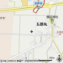 富山県立山町（中新川郡）五郎丸周辺の地図